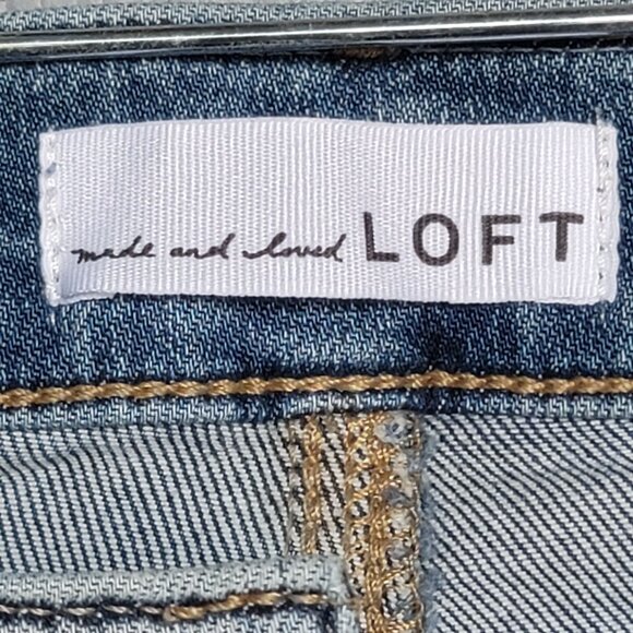 LOF The Skinny High-Rise Raw-Hem Denim Jeans. Size 31/12 - Picture 5 of 8